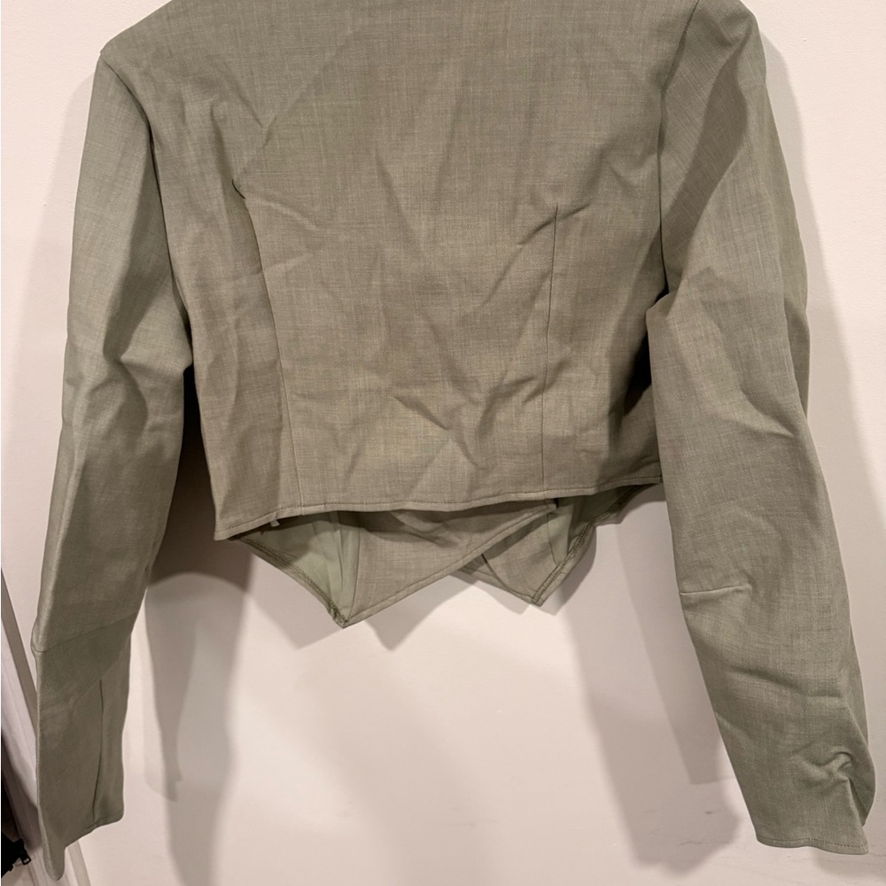 PrettyLittleThing Olive A-Line Skirt